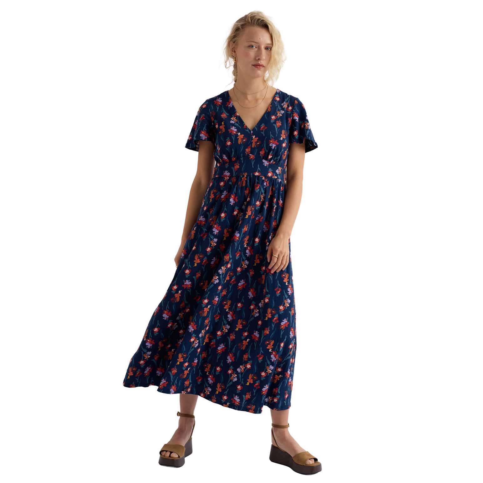 Seasalt Cornwall Chateaux Dress Snapdragon Sea Cave